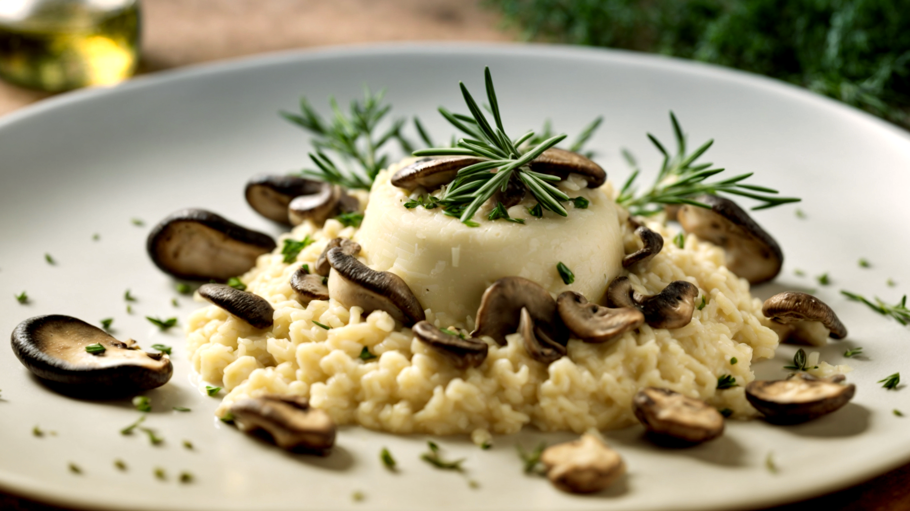 Risotto lardo rosmarino"