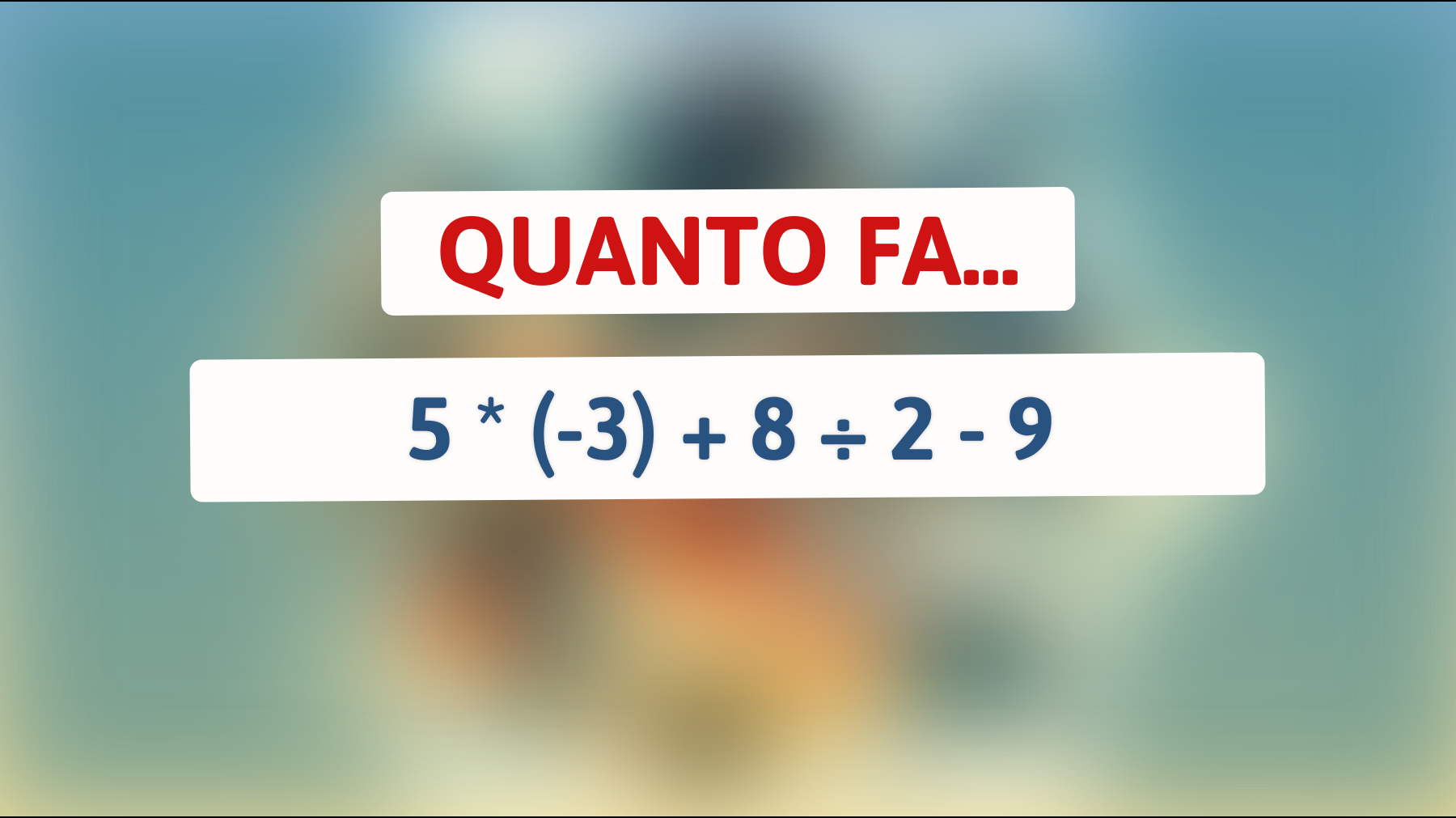 Scopri il trucco matematico che solo i veri geni possono risolvere: è più facile di quanto pensi!"