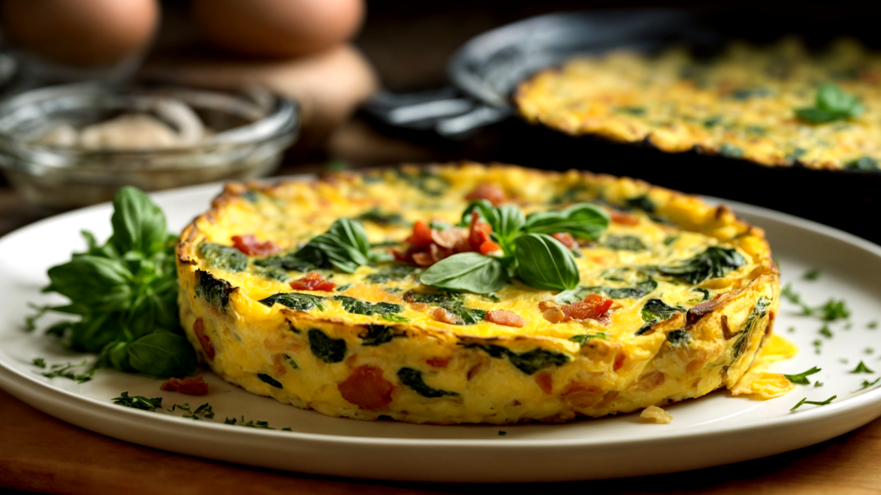 Frittata Campagnola Croccante uova patate cavolfiore"