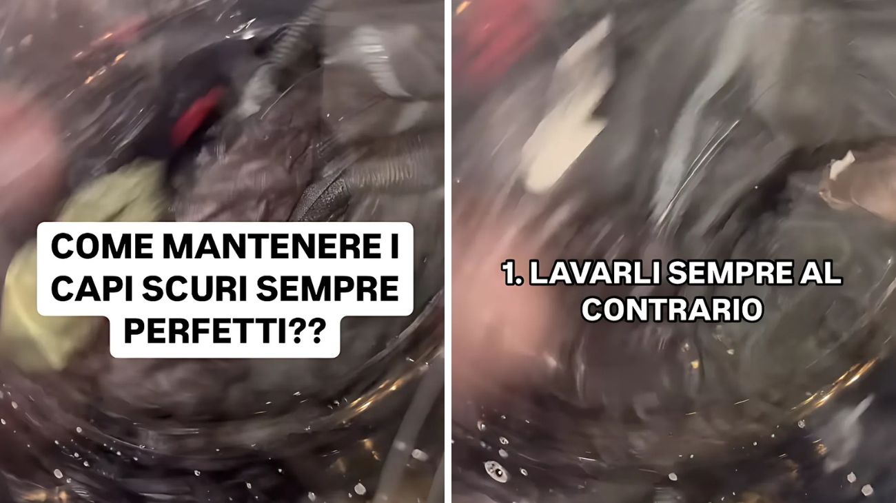 Lavatrice capi scuri